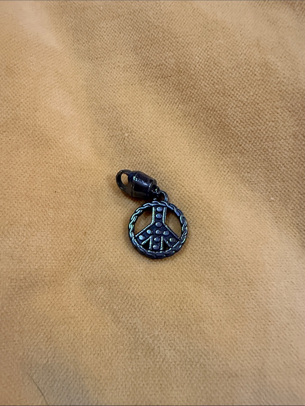 John Hardy Sterling Silver Peace Sign Charm